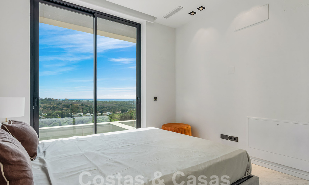New, modernist designer villa for sale with stunning sea views in five-star golf resort in Marbella - Benahavis 55845