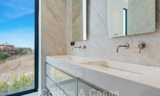 New, modernist designer villa for sale with stunning sea views in five-star golf resort in Marbella - Benahavis 55855 