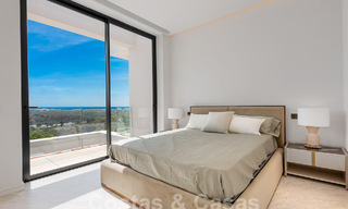 New, modernist designer villa for sale with stunning sea views in five-star golf resort in Marbella - Benahavis 55858 