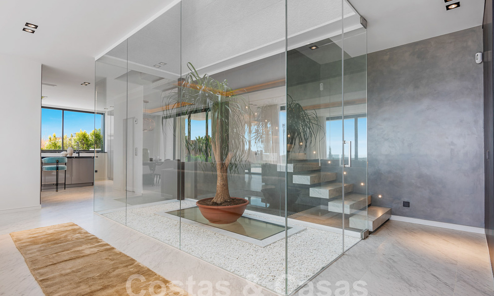 New, modernist designer villa for sale with stunning sea views in five-star golf resort in Marbella - Benahavis 55862
