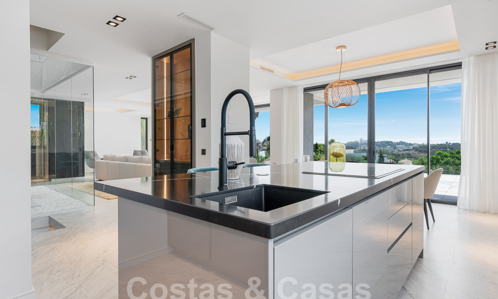New, modernist designer villa for sale with stunning sea views in five-star golf resort in Marbella - Benahavis 55868