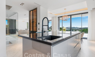 New, modernist designer villa for sale with stunning sea views in five-star golf resort in Marbella - Benahavis 55868 