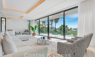 New, modernist designer villa for sale with stunning sea views in five-star golf resort in Marbella - Benahavis 55870 