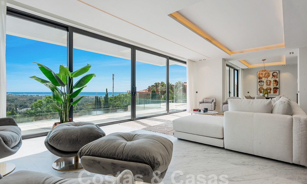 New, modernist designer villa for sale with stunning sea views in five-star golf resort in Marbella - Benahavis 55874