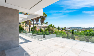 New, modernist designer villa for sale with stunning sea views in five-star golf resort in Marbella - Benahavis 55889 