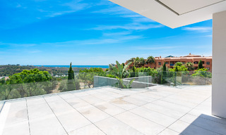 New, modernist designer villa for sale with stunning sea views in five-star golf resort in Marbella - Benahavis 55890 