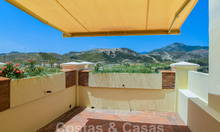 Luxurious duplex penthouse for sale in gated complex adjacent to golf course in Marbella - Benahavis 56002 