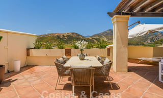Luxurious duplex penthouse for sale in gated complex adjacent to golf course in Marbella - Benahavis 56033 