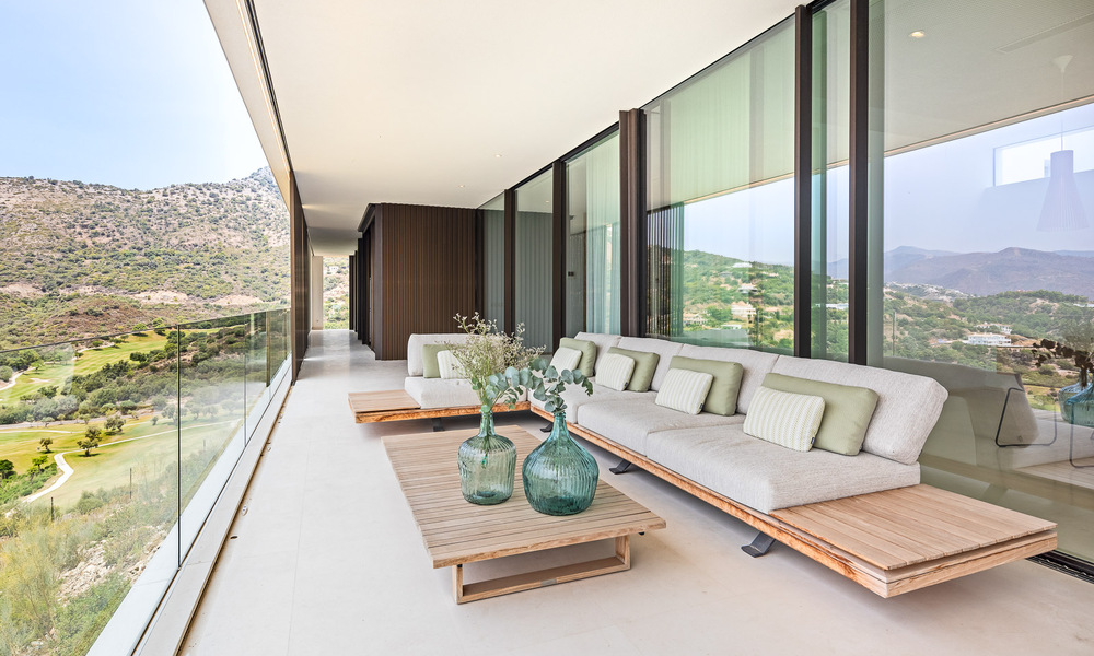 Move-in ready, ultra-modern luxury villa for sale on frontline golf in the prestigious Marbella Club Golf Resort in Benahavis 56136