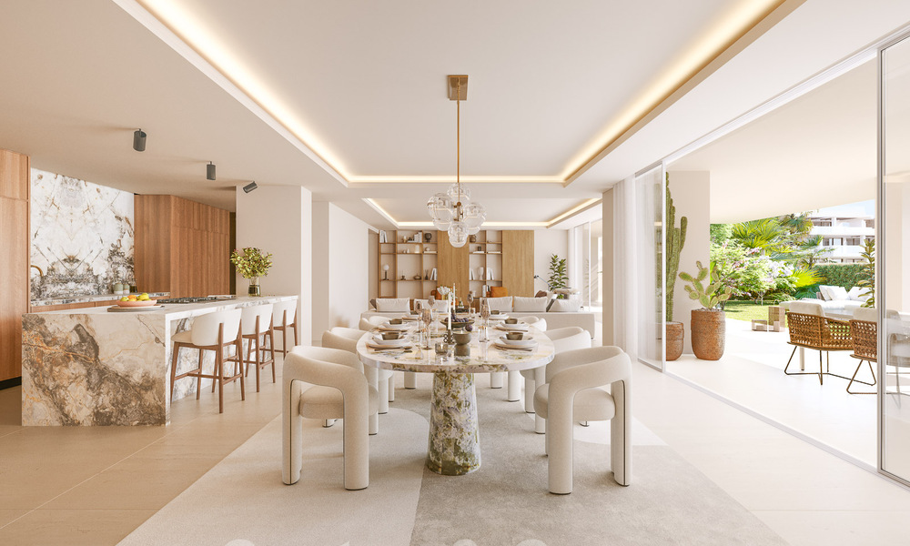 Luxurious apartments for sale in an exclusive, sustainable complex on Marbella's Golden Mile 55970