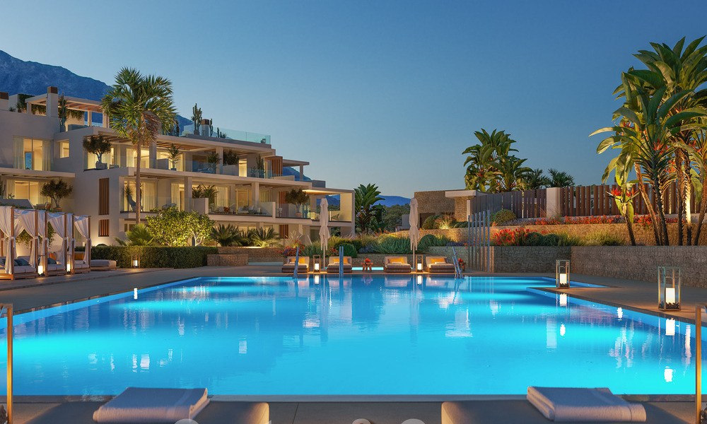 New to the market! Luxurious apartments for sale in an exclusive, sustainable complex on Marbella's Golden Mile 55972