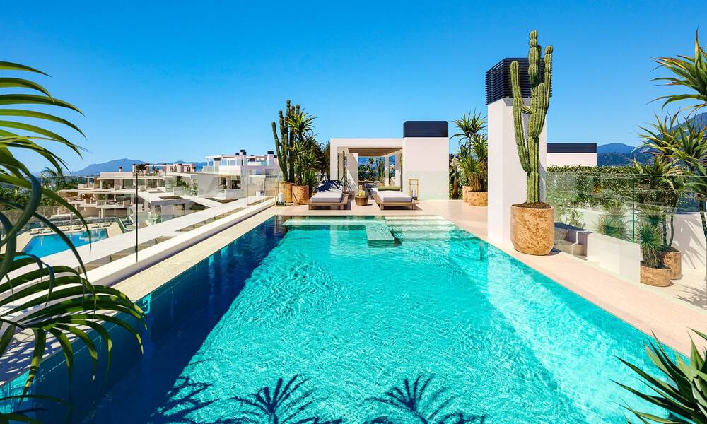 Luxurious apartments for sale in an exclusive, sustainable complex on Marbella's Golden Mile 55974