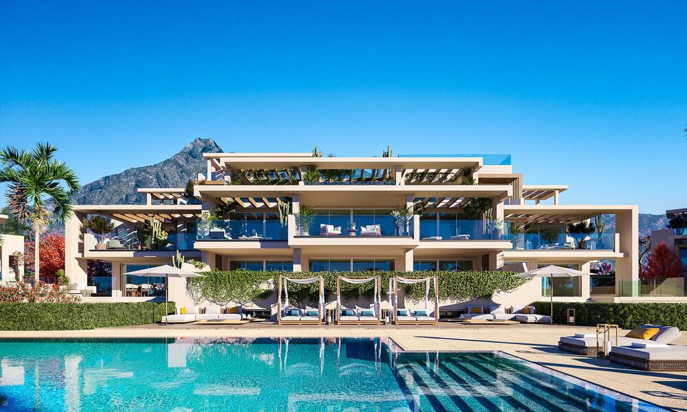 Luxurious apartments for sale in an exclusive, sustainable complex on Marbella's Golden Mile 55976