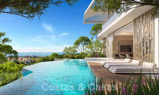 New, architectural luxury villas for sale inspired by Lamborghini in a gated resort in the hills of Marbella - Benahavis 55901 