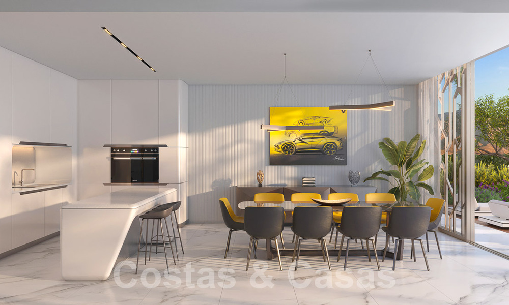New, architectural luxury villas for sale inspired by Lamborghini in a gated resort in the hills of Marbella - Benahavis 55904