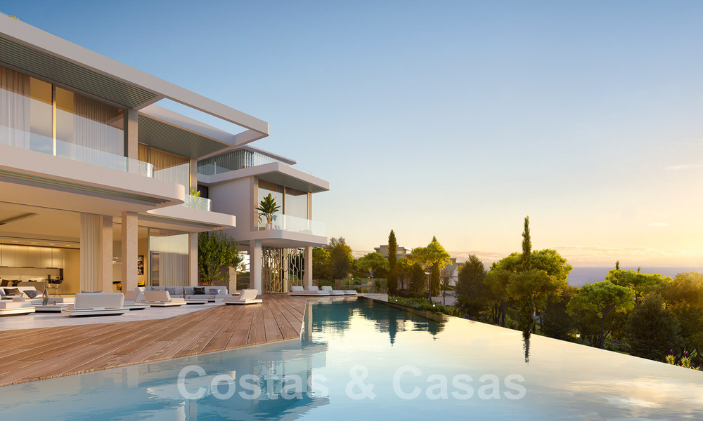 New, architectural luxury villas for sale inspired by Lamborghini in a gated resort in the hills of Marbella - Benahavis 55921