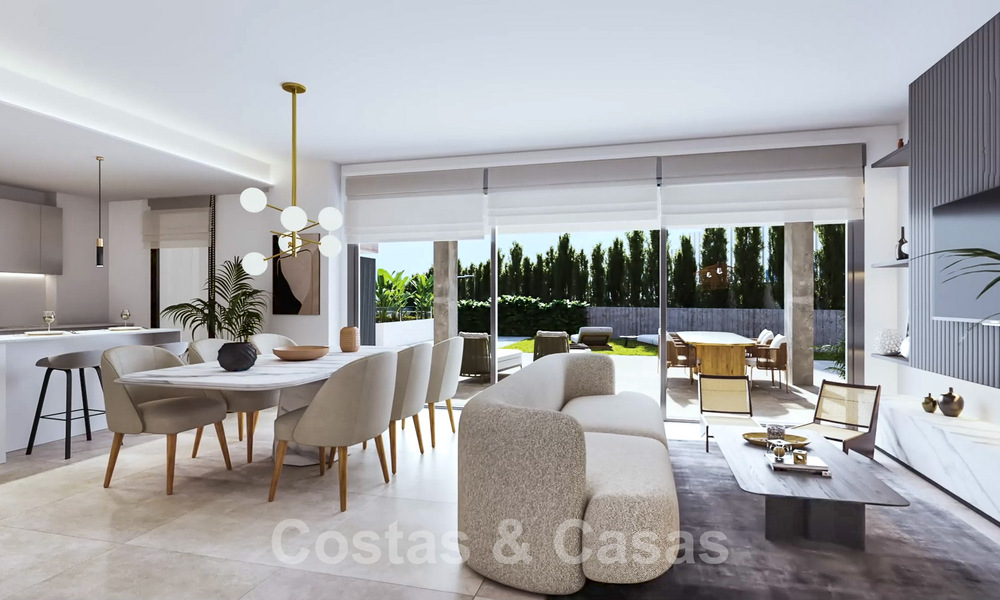 New modern apartments in a 5-star boutique resort for sale in Marbella with stunning sea views 55408