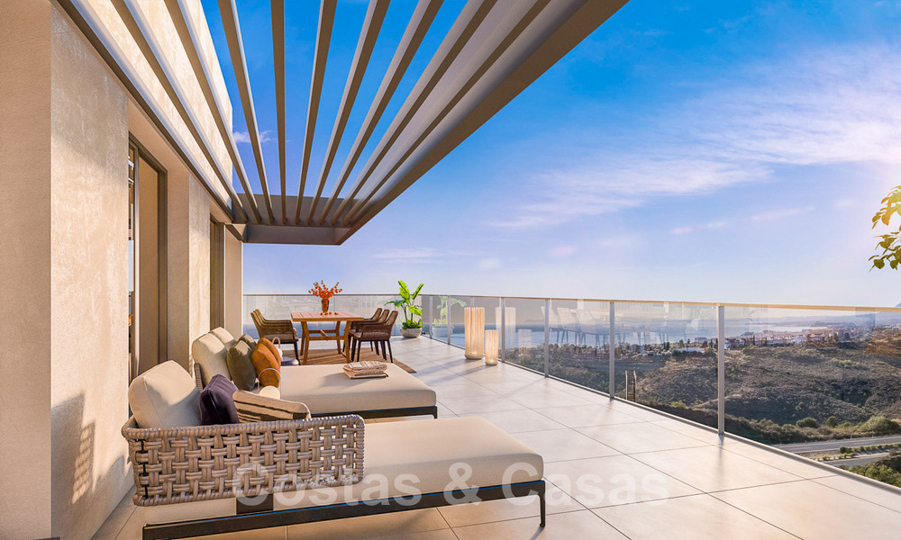 New modern apartments in a 5-star boutique resort for sale in Marbella with stunning sea views 55411