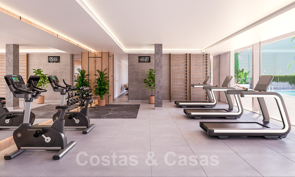 New modern apartments in a 5-star boutique resort for sale in Marbella with stunning sea views 55412