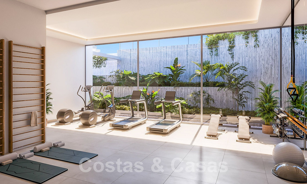 New modern apartments in a 5-star boutique resort for sale in Marbella with stunning sea views 55429