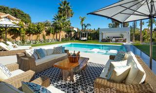 Superior renovated modern-style villa for sale in the heart of Nueva Andalucia' golf valley, Marbella 56050 