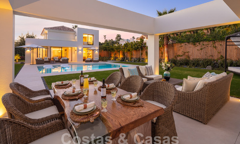 Superior renovated modern-style villa for sale in the heart of Nueva Andalucia' golf valley, Marbella 56073