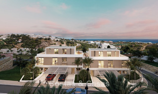 New development of 10 boutique homes for sale with stunning golf and sea views and private pool west of Estepona town centre 56281 