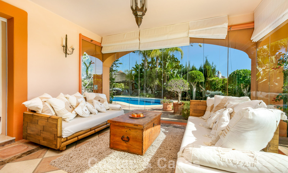 Prestigious luxury villa for sale in a classic Spanish style with sea views in La Quinta in Marbella - Benahavis 56536