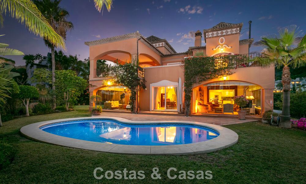 Prestigious luxury villa for sale in a classic Spanish style with sea views in La Quinta in Marbella - Benahavis 56569