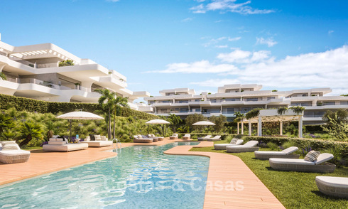 New development of apartments for sale within walking distance of the beach on the New Golden Mile between Marbella and Estepona 56446