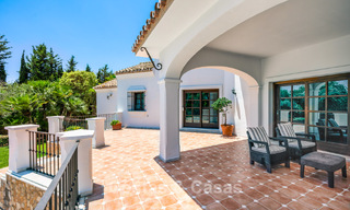 Luxury Andalusian-style villa surrounded by greenery on a large plot in Marbella - Estepona 56348 