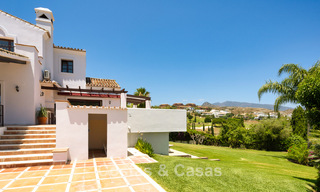 Luxury Andalusian-style villa surrounded by greenery on a large plot in Marbella - Estepona 56357 