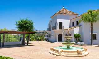 Luxury Andalusian-style villa surrounded by greenery on a large plot in Marbella - Estepona 56359 