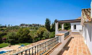 Luxury Andalusian-style villa surrounded by greenery on a large plot in Marbella - Estepona 56372 
