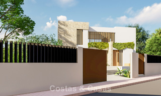 Energy efficient luxury villa off plan for sale with panoramic sea views in Mijas, Costa del Sol 56247 