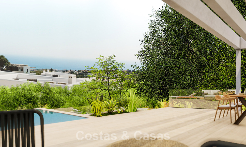 Energy efficient luxury villa off plan for sale with panoramic sea views in Mijas, Costa del Sol 56250