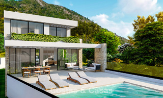 Sustainable luxury villa off plan for sale with magnificent sea view in Mijas, Costa del Sol 56258 