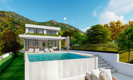 Sustainable luxury villa off plan for sale with magnificent sea view in Mijas, Costa del Sol 56261