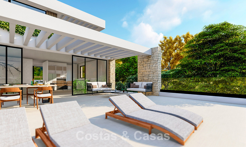 Sustainable luxury villa off plan for sale with magnificent sea view in Mijas, Costa del Sol 56262