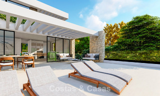 Sustainable luxury villa off plan for sale with magnificent sea view in Mijas, Costa del Sol 56262 