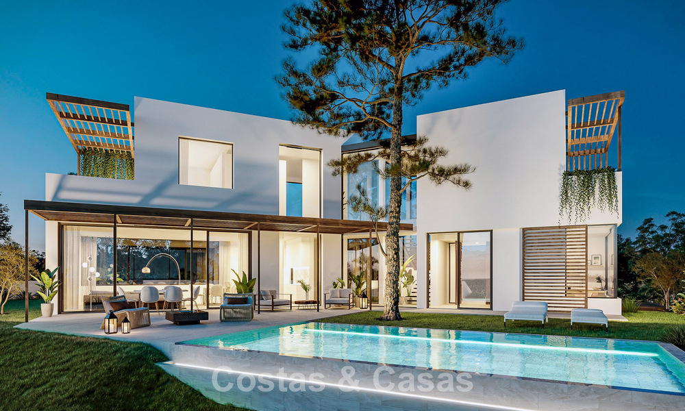 Prestigious villa on plan for sale with panoramic sea views in Mijas, Costa del Sol 56267