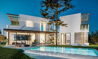 Prestigious villa on plan for sale with panoramic sea views in Mijas, Costa del Sol 56267 