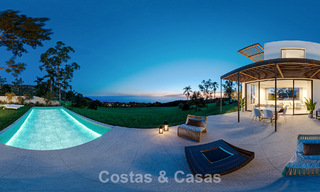 Prestigious villa on plan for sale with panoramic sea views in Mijas, Costa del Sol 56268 