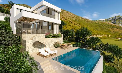 Luxury villa for sale with stunning panoramic sea views in Mijas, Costa del Sol 56270
