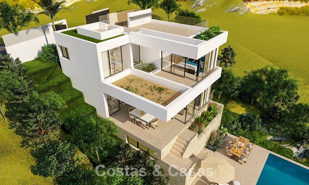 Luxury villa for sale with stunning panoramic sea views in Mijas, Costa del Sol 56273