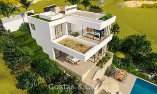 Luxury villa for sale with stunning panoramic sea views in Mijas, Costa del Sol 56273 
