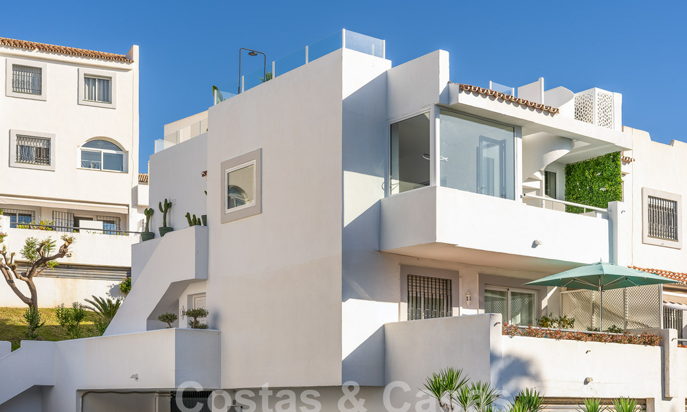 Modern refurbished penthouse for sale in Nueva Andalucia's golf valley, Marbella 56693