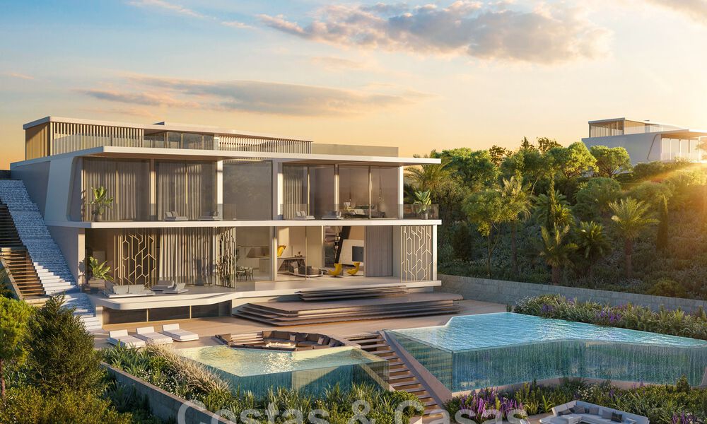 Lamborghini villas for sale in Marbella - Benahavis in a gated resort 56081