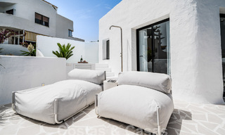 Highly refurbished Scandinavian-style luxury penthouse for sale with spacious terrace, on Marbella's Golden Mile 56818 