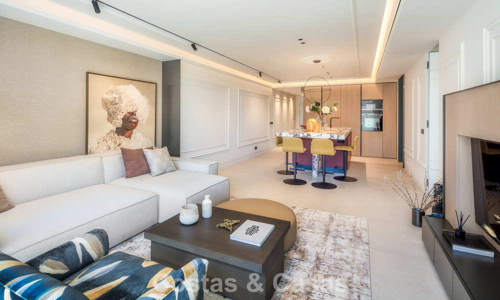 Sophisticated luxury apartment for sale in the exclusive Puente Romano on the Golden Mile, Marbella 56156